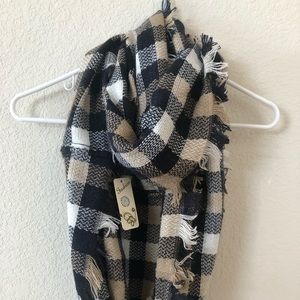 Plaid Infinity Scarf